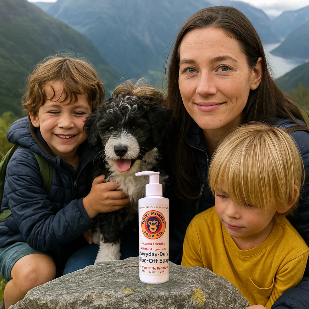 Funky Monkey Everyday-Duty Wipe-Off Soap