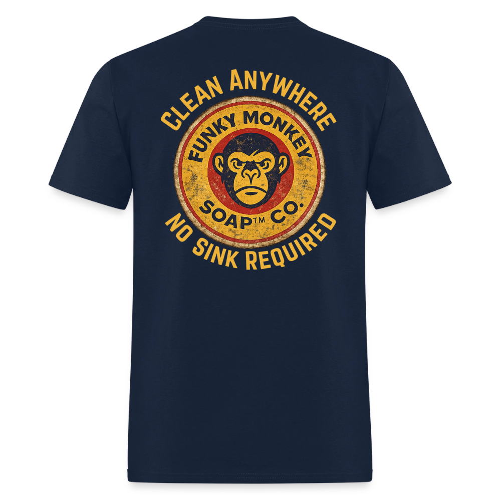 Rustic Clean Anywhere- No Sink Required - navy