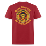 Rustic Clean Anywhere- No Sink Required - dark red
